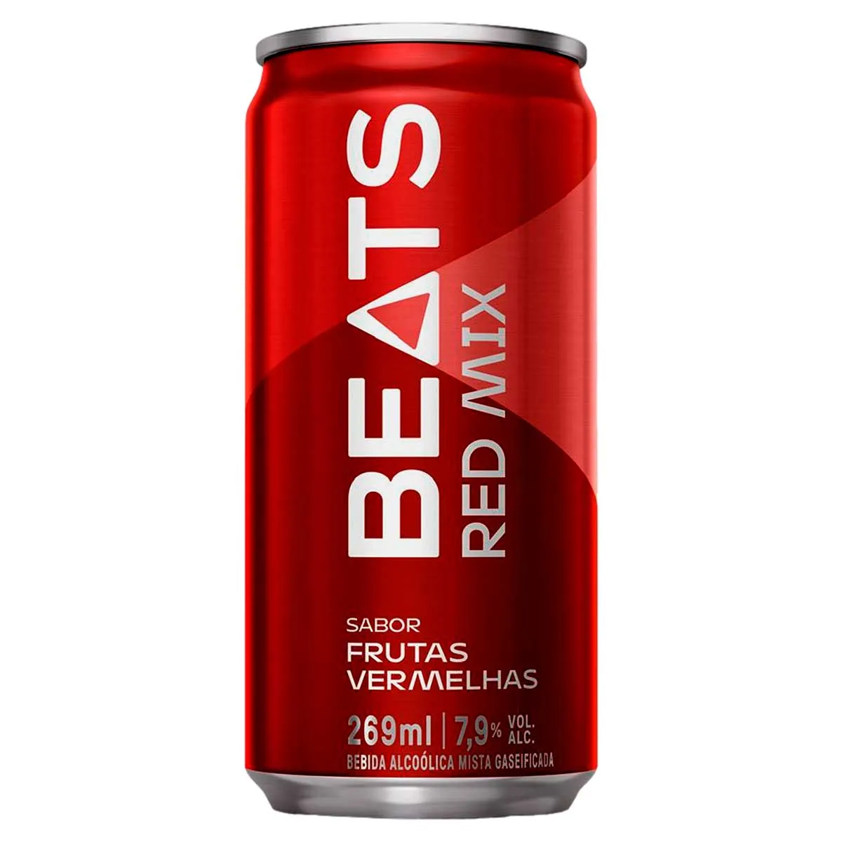 Bebida Mista Alcoólica Gaseificada Frutas Vermelhas Skol Beats Red Mix Garrafa 269ml