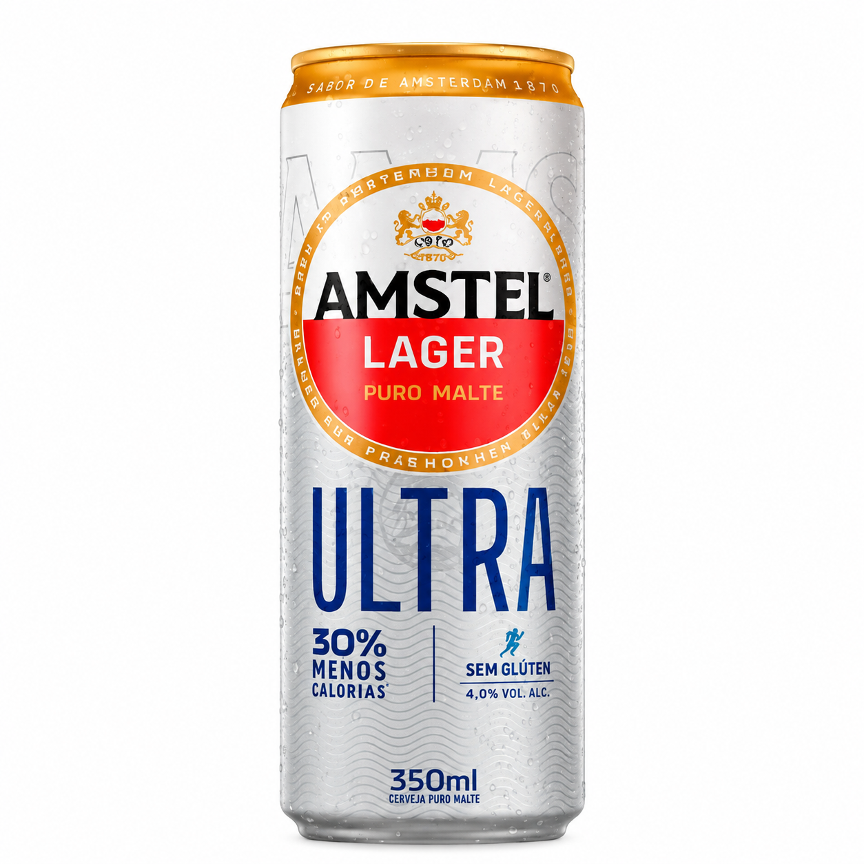 Cerveja Amstel Ultra Puro Malte 350ml Fardo c/12