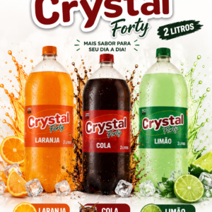Refrigerante Crystal Forty 2l Fardo c/6 - Sabores